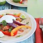 This Quick & Easy Chicken Fajitas Recipe is not only simple, but is healthy and tastes great! The clean up is a breeze, too. My kids love this easy dinner!