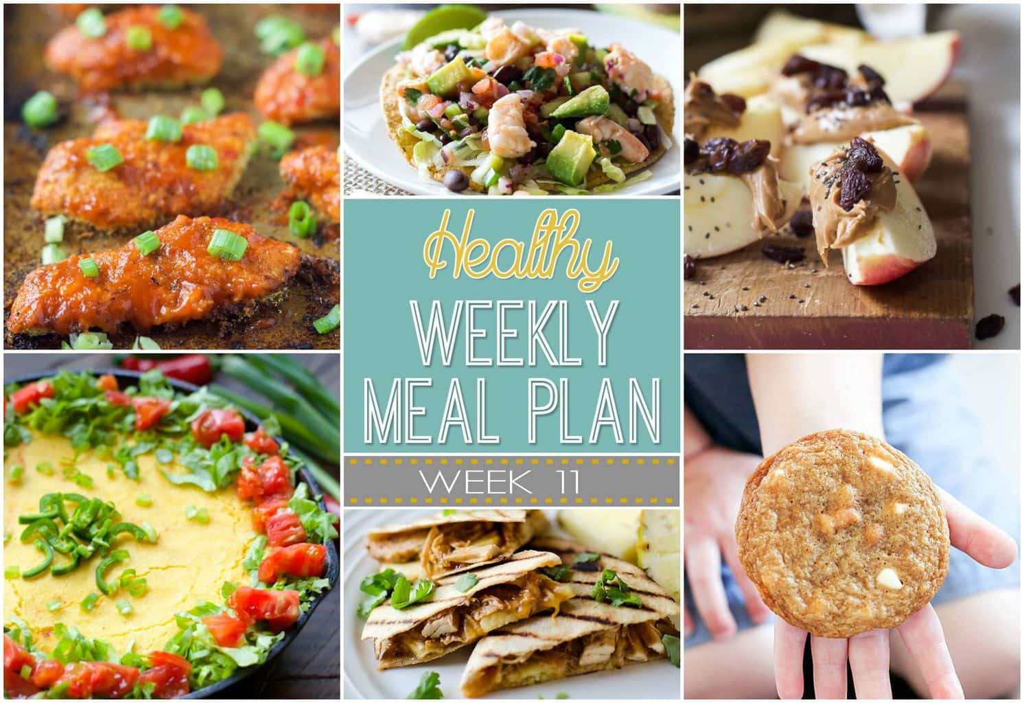 Healthy Weekly Meal Plan #11 - Yummy Healthy Easy