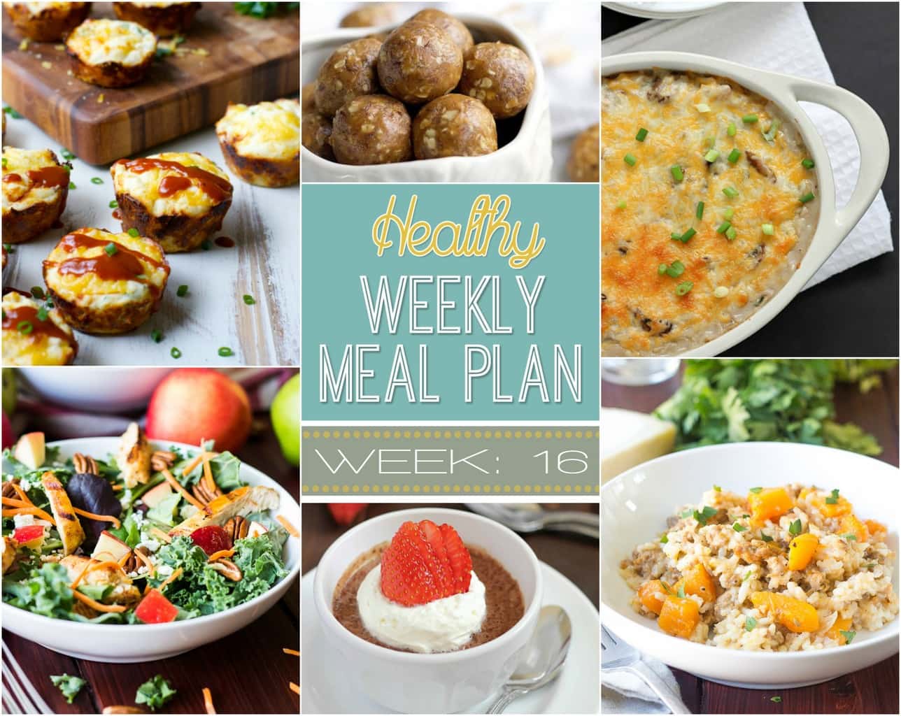 Healthy Weekly Meal Plan #16 - Yummy Healthy Easy