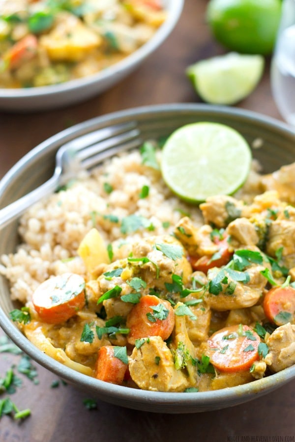 Homemade chicken curry has never been simpler with this foolproof recipe that cooks up in only 30 minutes.—SO much flavor loaded into this comforting, veggie-filled curry!