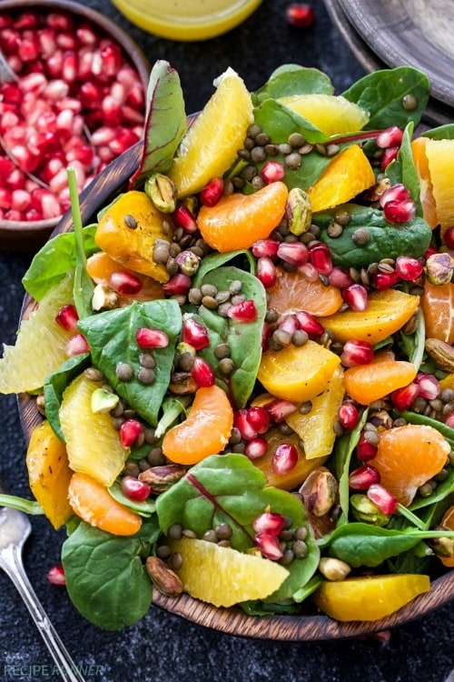 A superfood salad that’s as delicious as it is beautiful! Nourish your body with this Roasted Golden Beet, Citrus, Lentil Salad. Perfect as a meatless main dish or side dish! 