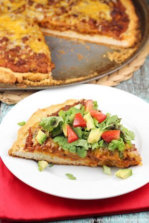 Easy Tostada Pizza Recipe - Yummy Healthy Easy