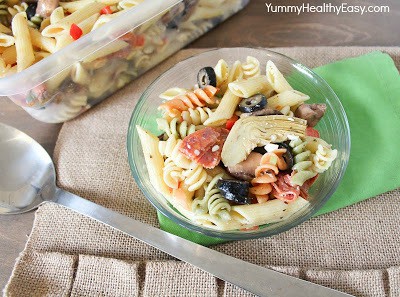 The Best Ever Pasta Salad with Homemade Dressing