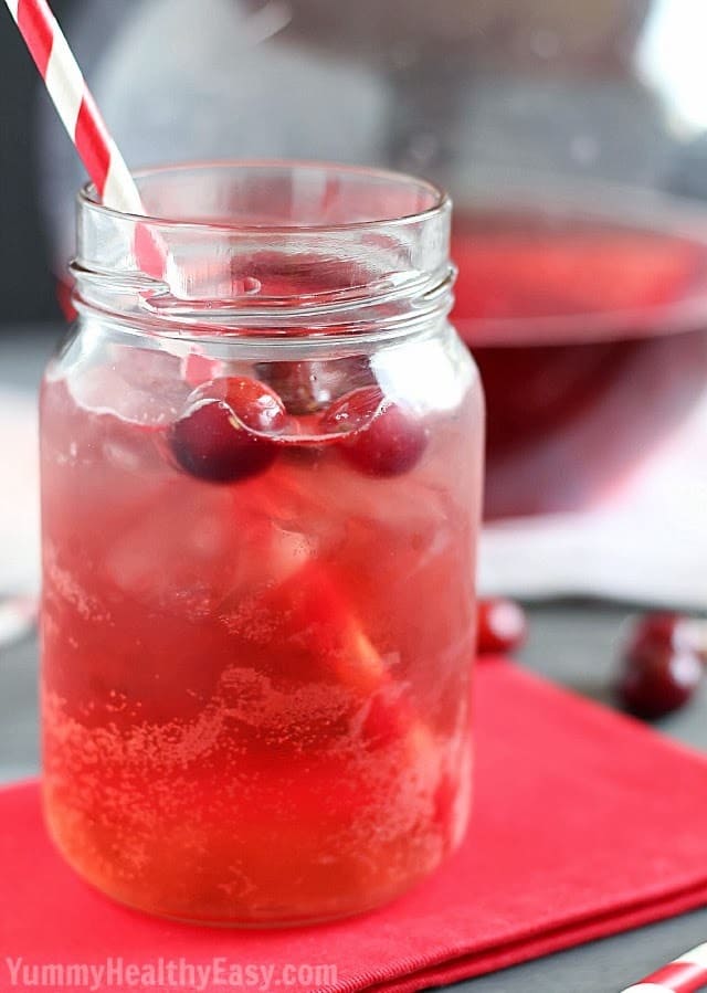 Easy Cranberry Spritzer Drink