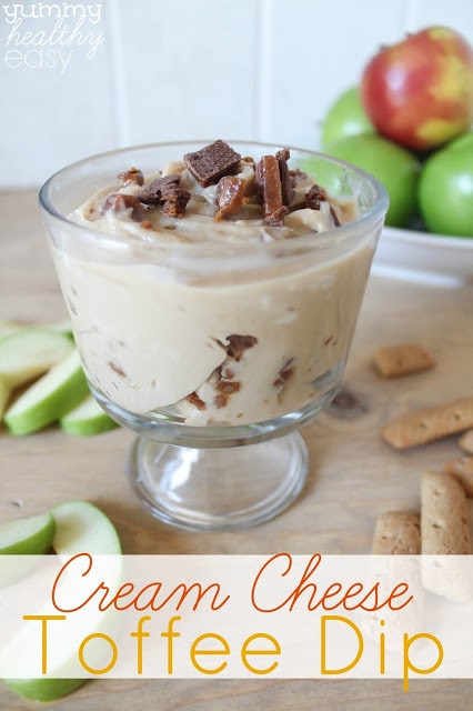 Cream Cheese Toffee Dip