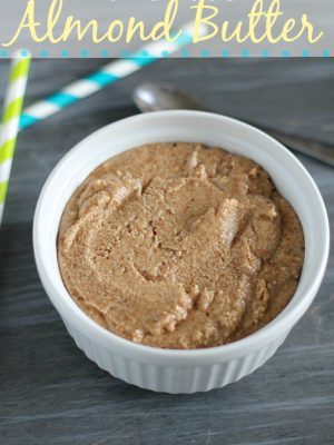 Easy and delicious homemade almond butter