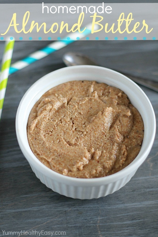 Easy and delicious homemade almond butter