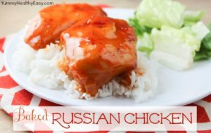 Four-Ingredient Baked Russian Chicken