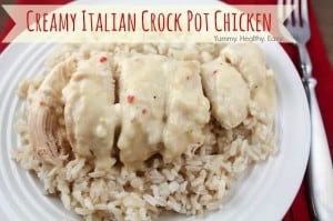 Creamy Italian Crock Pot Chicken