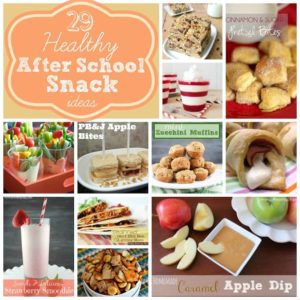 29 Healthy After School Snack Ideas!