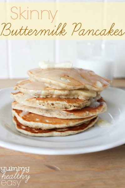 Skinny Buttermilk Pancakes