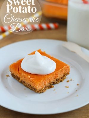 Sweet Potato Cheesecake Bars