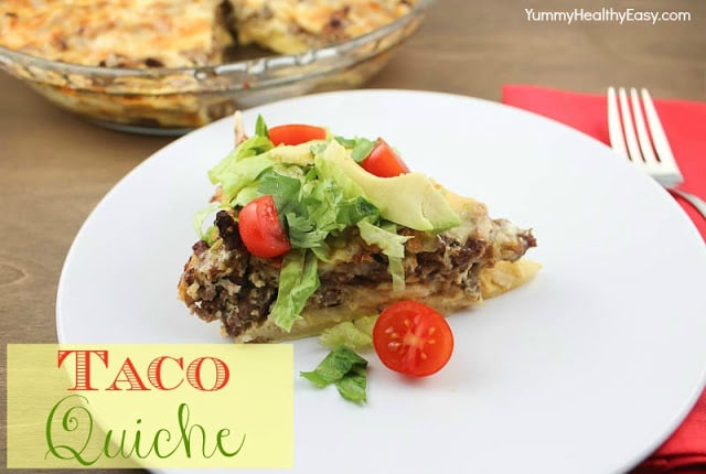 Easy Taco Quiche