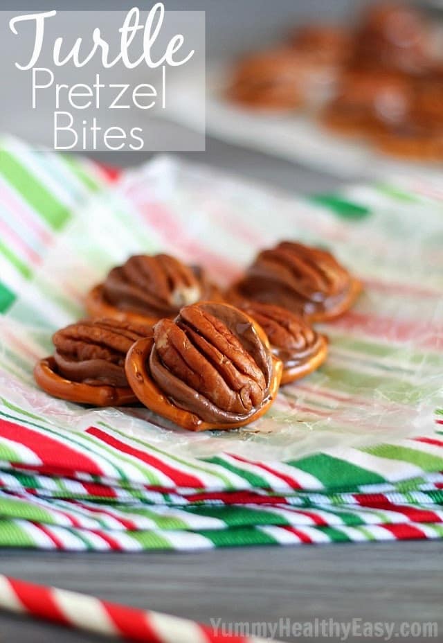 Turtle Pretzel Bites - these are a must make every year at Christmas