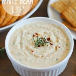 Easy and Healthy White Bean Dip