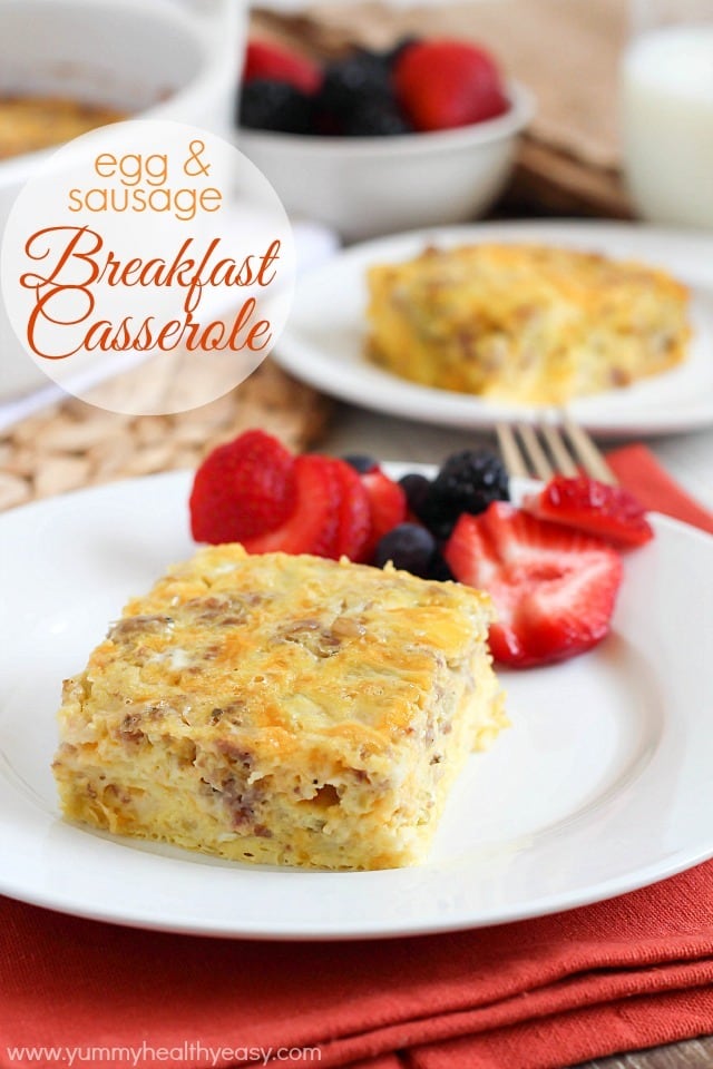 Easy and delicious casserole made with egg, sausage, cottage cheese & green chilies that everyone loves! Perfect for breakfast, brunch and parties.