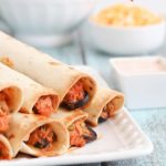 Baked Chicken Taquitos - yummy baked rolled tacos that are cooked in under 30 minutes!