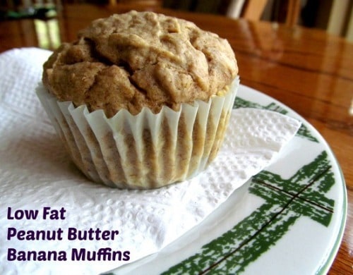 Low Fat Peanut Butter Banana Muffins by enticinghealthyeating.weebly.com