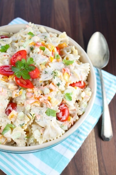 Easy Pasta Salad - Miss in the Kitchen