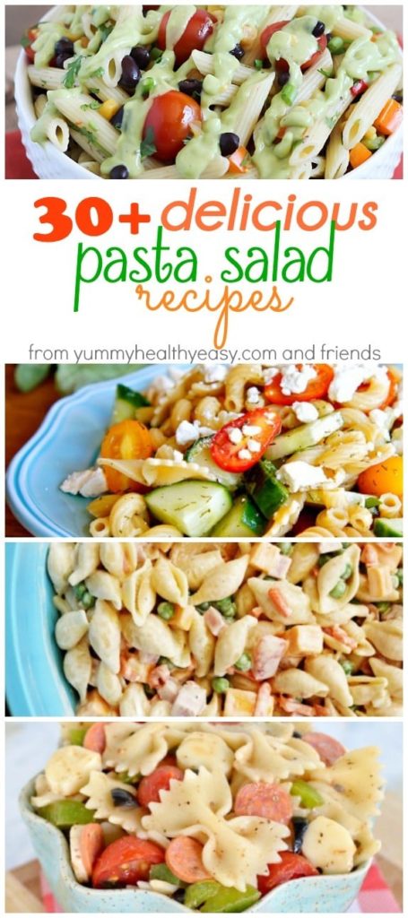 30+ Delicious Pasta Salad Recipes - perfect side dish for summertime!
