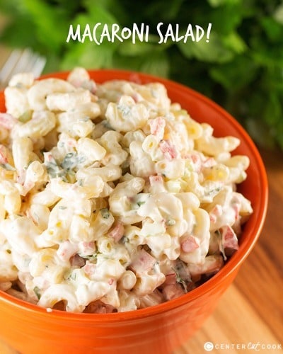 Easy Macaroni Salad - Center Cut Cook
