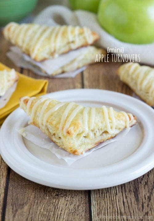 Mini Apple Turnovers from Chelsea's Messy Apron