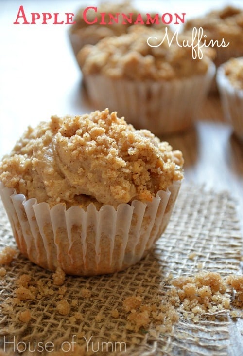 Apple Cinnamon Muffins by House of Yumm