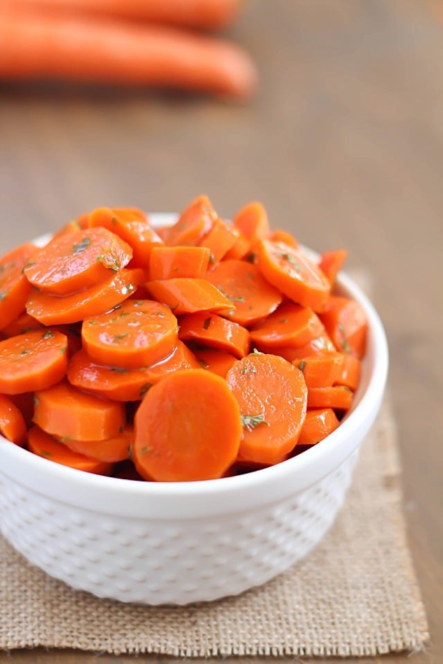 Need an easy side dish? You will love these glazed carrots! Just a few ingredients to a fabulous side dish that will wow!