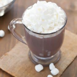 Crock Pot Hot Chocolate - the easiest way to make hot chocolate for a crowd!