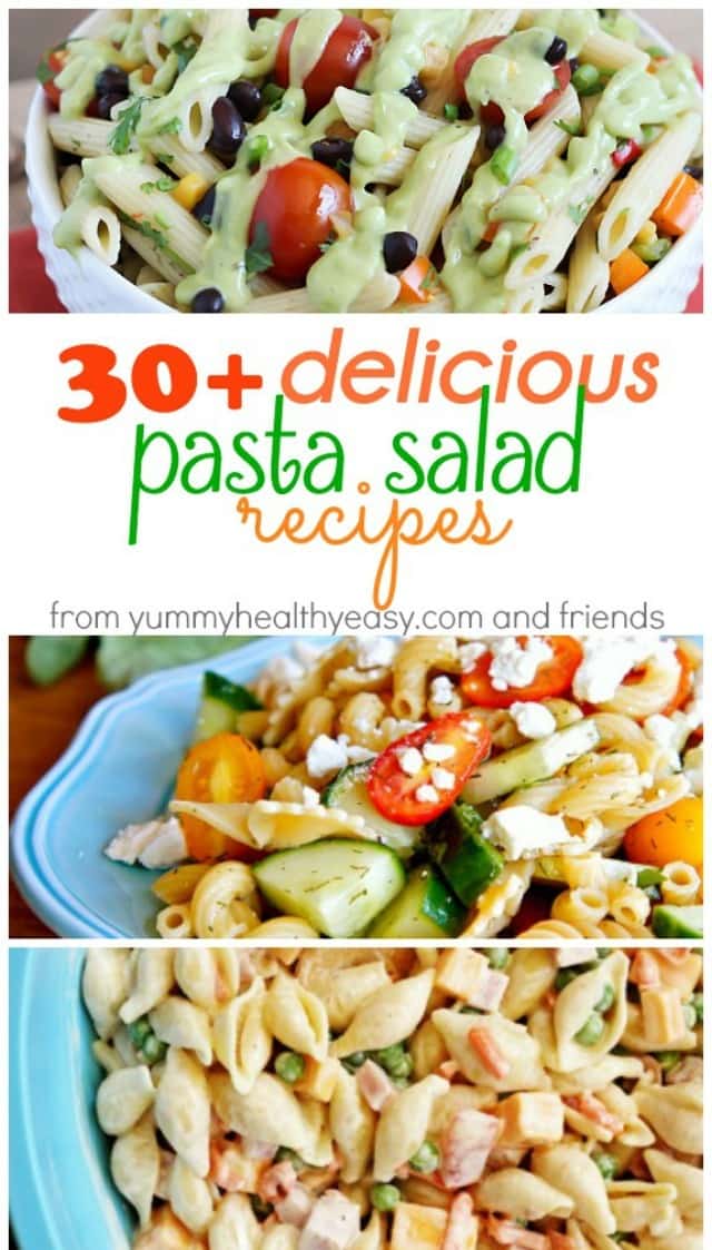 30+ Delicious Pasta Salad Recipes - perfect side dish for summertime!
