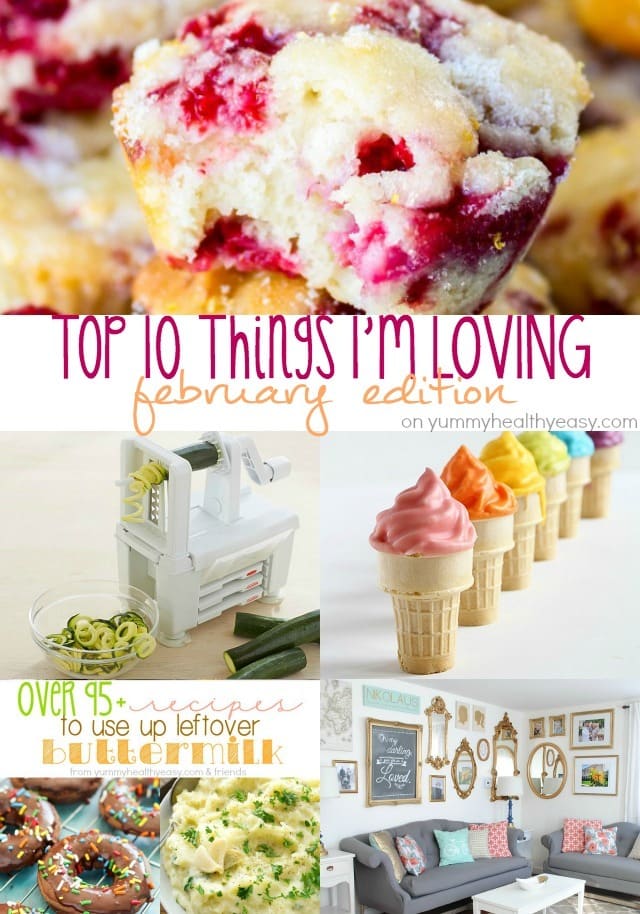 The Top 10 Things I'm Loving - a {new} little monthly recap highlighting my favorite things during the month!