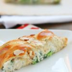 Chicken Broccoli Braid - crescent dough filled with a delicious mixture of chicken, broccoli, mayo and spices, all braided up into a fun braid. An easy dinner idea the whole family will love!