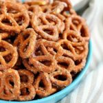 If you're looking for a crazy delicious snack that's both impressive and easy to make, you NEED to make these Easy Ranch Pretzels!! They only have 3 ingredients and are addictingly delish - you can't stop at one handful!