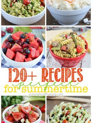 Get ready for those summer BBQ's and get togethers with this list of more than 120 recipes for summer!