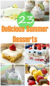 Get ready for summer with these 23 Delicious Summer Desserts - from ice box cakes to popsicles, these summer desserts will have your taste buds ready for summer fun!