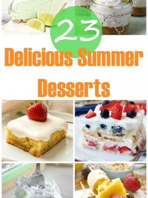 Get ready for summer with these 23 Delicious Summer Desserts - from ice box cakes to popsicles, these summer desserts will have your taste buds ready for summer fun!