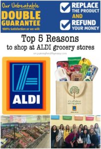 Let me tell you why YOU need to shop at ALDI Grocery Stores if you don't already. Here are my top 5 reasons... #ad #aldi