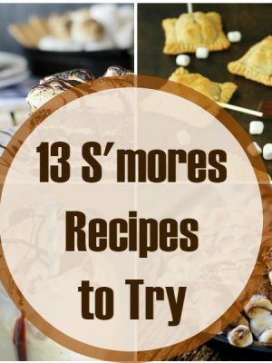 13 S'mores Recipes to try RIGHT NOW!