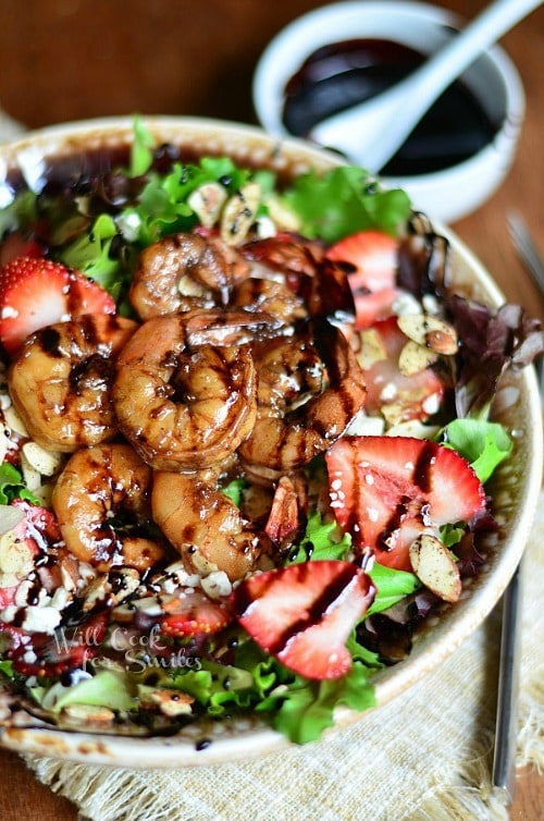 Balsamic Shrimp Salad by Will Cook For Smiles