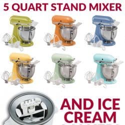 KitchenAid Stand Mixer & Ice Cream Maker Giveaway!!