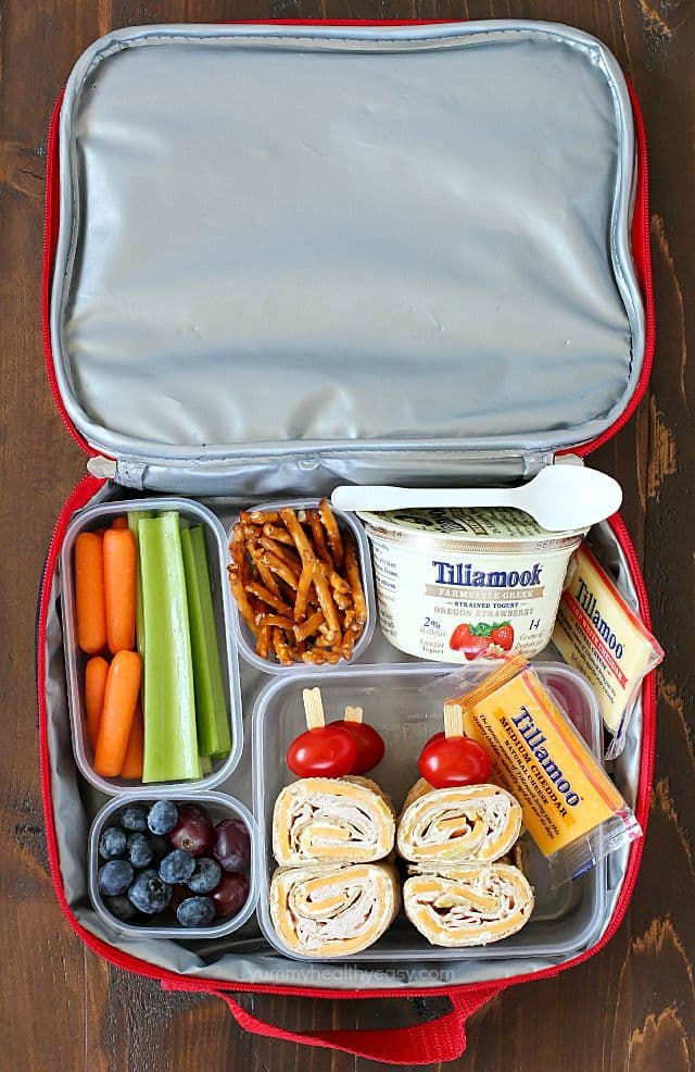 Ready for back-to-school? Pack some easy Creamy Turkey Pinwheels in your kids' lunchboxes this year! Tillamook #DairyDoneRight Ad