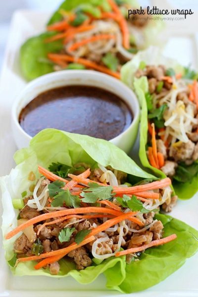 No better way to make pork lettuce wraps, than this!