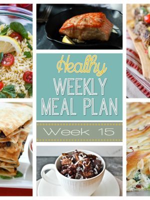 Get your shopping list ready because Healthy Weekly Meal Plan #15 is up and ready to go! Week 15 has lots of our families favorite breakfast, lunch, dinner, snack and dessert recipes we know you are sure to enjoy!