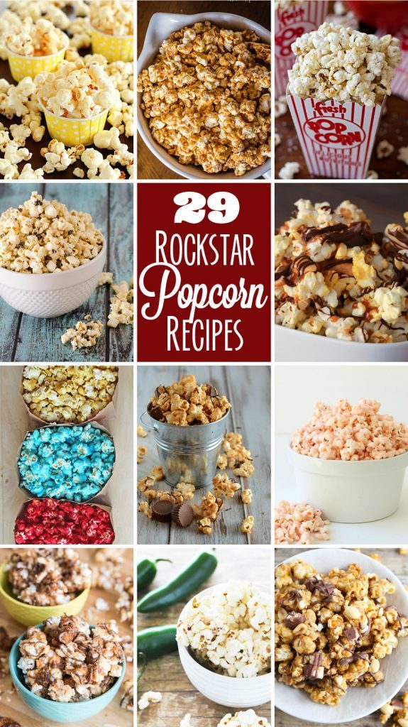 29+ Popcorn Recipes that will knock your socks off! From sweet to savory, these popcorn recipes are not to be missed!