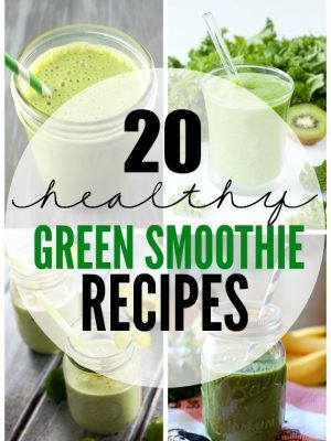 Green smoothies are a quick and simple way to get your veggies in and jumpstart your day with natural energy! Here are 20 Healthy Green Smoothie Recipes to give your body the nutrition it needs to tackle the day.