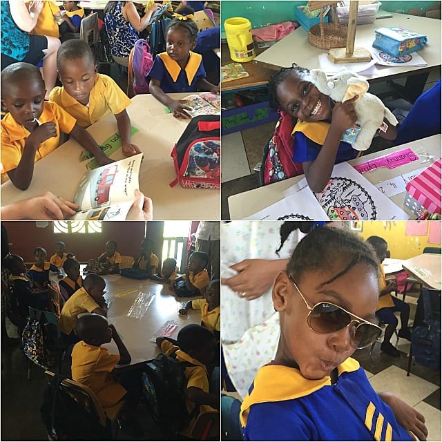 Loved the kids that I got to read to, hang out with, color with at the Seville Preschool! (Jamaica Retreat - Eat, Love Sandals)