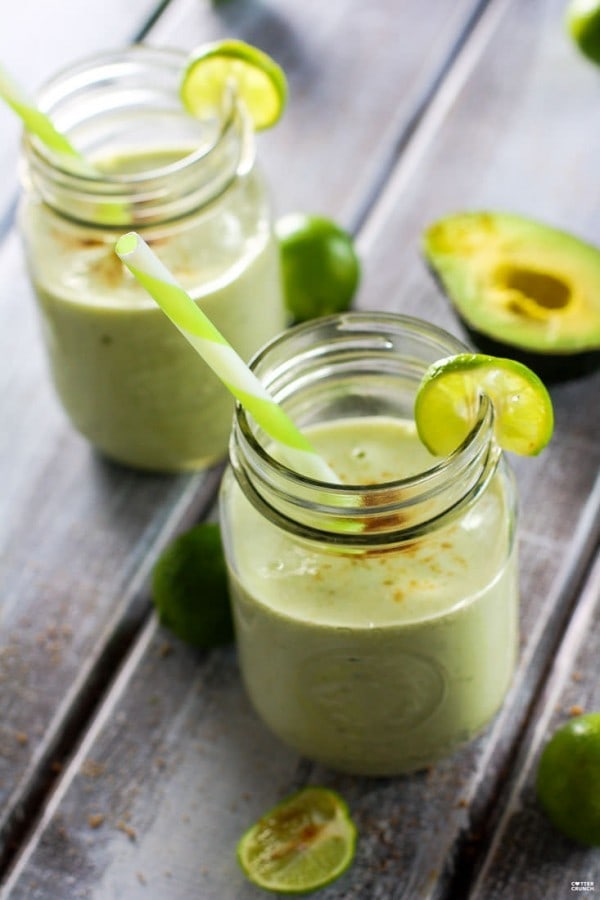 Creamy Paleo Key Lime Smoothie by Cotter Crunch