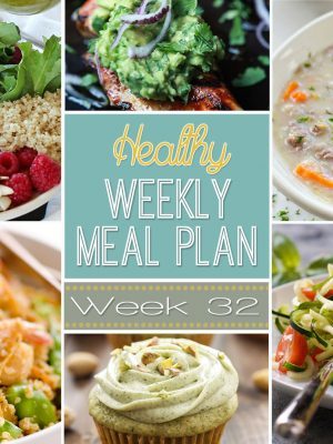 Healthy Weekly Meal Plan #32 - be prepared to be amazed at all the yummy dishes in this week's Healthy Weekly Meal Plan! Plan out your meals for the week with ease, and eat healthy! You will love the array of new recipes to try!