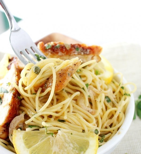 Easy Lemon Chicken Piccata by The Chunky Chef