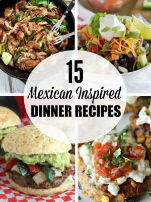 Mexican inspired dinner recipes for your next Cinco de Mayo celebration! From tacos to posole, there's plenty of options to spice up your dinner rotation!